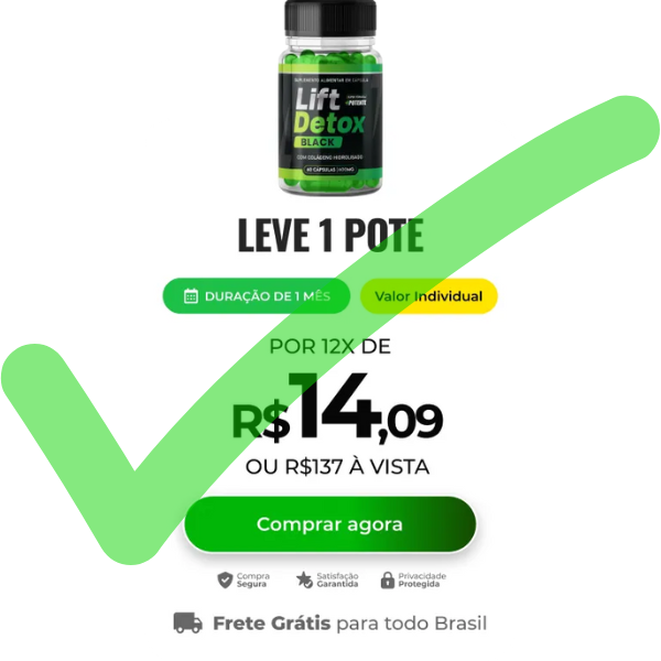 Preço Oficial Lift Detox